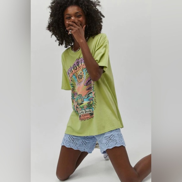 Daydreamer Sublime LBC Day Trip Merch Tee Lily Green - Picture 4 of 10